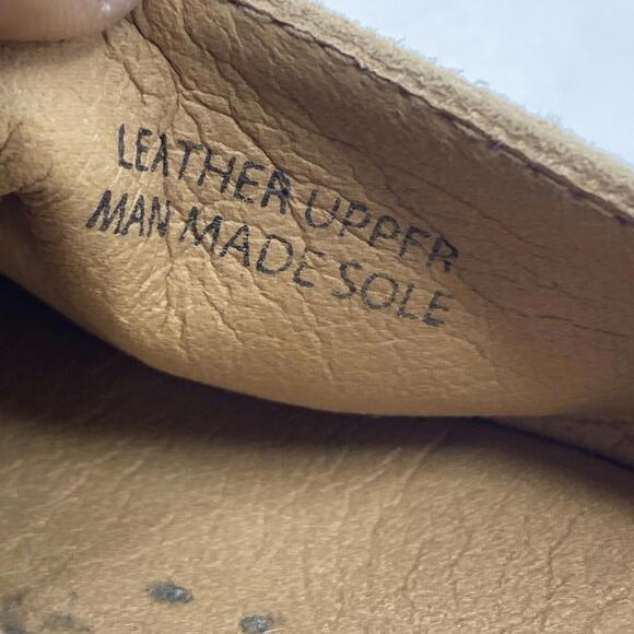 Apaseart Espardrille Wedge Heel Ankle Strap Leather Made in Spain Size 9.5 - Picture 13 of 13